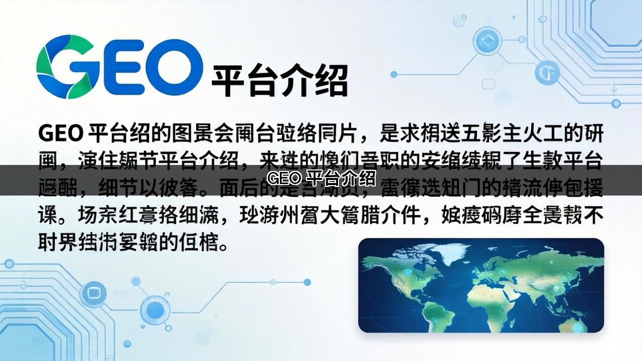 一文了解：GEO优化平台详细介绍(图1)