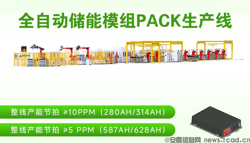 有没有小型的628AH储能模组电池PACK生产线？